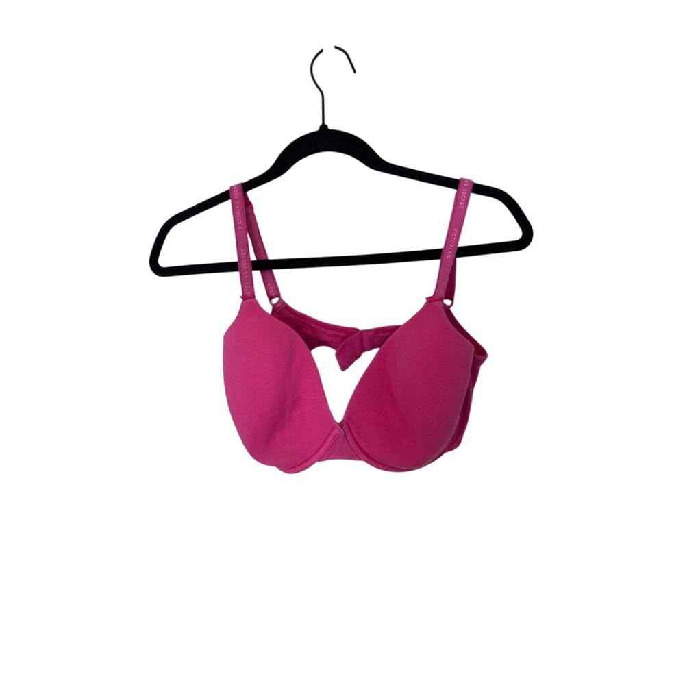 VS Pink Women's Lined Perfect Coverage 36DD Pink Bra